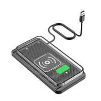 Hot Sales Günstiger Preis Wireless Auto ladegerät Pad 15W Wireless 2 in 1 Schnell lade matte für Main Stream Phone