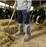 Surchaussures de ferme jetables légères et imperméables, couvre-chaussures universels pour les travailleurs agricoles occupés à l'alimentation du bétail
