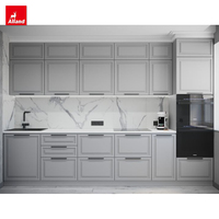 Cuisine Alland Design : Armoires de cuisine modernes de luxe en bois massif écologique, style Shaker, avec robinet de salle à manger en résine aux couleurs personnalisées