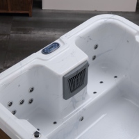 Vente en gros d'usine : Jacuzzi extérieur avec système de contrôle Balboa, spa à remous avec plusieurs buses de massage