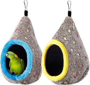 Nid d'oiseau en peluche chaud d'hiver pour l'extérieur, canapé-lit pour cage, hamac suspendu pour oiseaux, facile à suspendre, pour perruches, perroquets, nid d'oiseau - Product Image 1