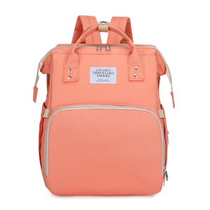 Deellt multifonctionnel pliant étanche <span class=keywords><strong>maternité</strong></span> poussette bébé Nappy <span class=keywords><strong>sac</strong></span> lit <span class=keywords><strong>sac</strong></span> à dos <span class=keywords><strong>sac</strong></span> à couches avec berceau pour mon - Product Image 4