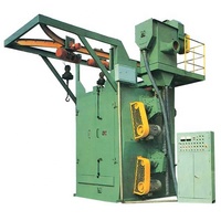 Máquina de peblado de tiro tipo gancho serie Q37, para marco de bastidor para pieza de fundición, colgador aéreo, máquina de chorro de arena con CE