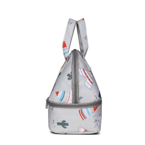 2023 nuevo patrón de impresión aislamiento multicolor de mano comida de moda conveniente bolsa de almuerzo de alta calidad - Product Image 6