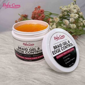 Gel Coiffant Texturisant Végétalien <span class=keywords><strong>Bio</strong></span> à Tenue Forte <span class=keywords><strong>pour</strong></span> Tresses, Sans Formaldéhyde, Sans Parabène, Sans Silicone, Marque Privée - Product Image 2