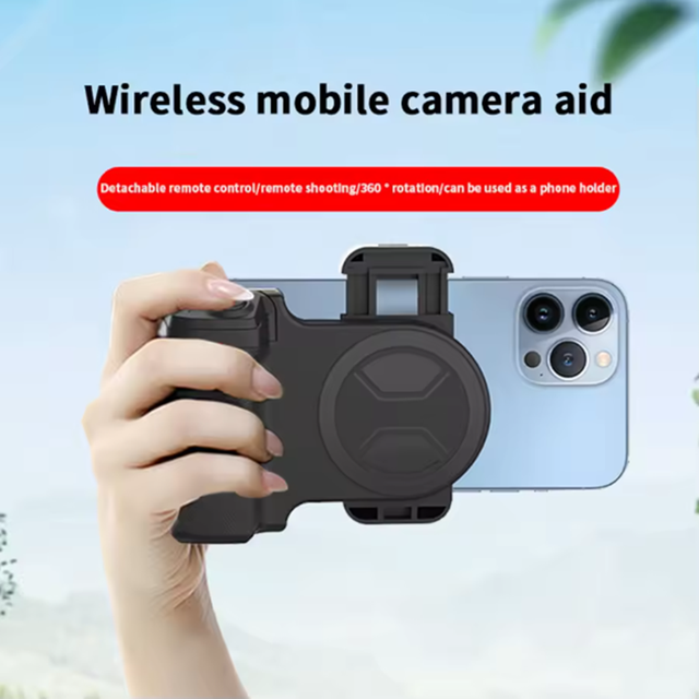 Removable Wireless Remote Control Camera Vlogging Kit Stabilizer Handheld Strong Magnetic Grip Phone Rig Holder Stand Shutter