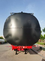 Semi-remorque Réservoir en acier au carbone pour le transport de bitume Stockage de mazout-Remorques de camions