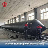 Airbag de lancement marin en caoutchouc naturel durable pour chantier naval, réparation en dry dock et dépannage