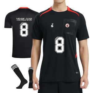 ชุดเครื่องแบบผู้ตัดสินฟุตบอลแบบระเหิดเสื้อเจอร์ซีย์ผู้ตัดสินบาสเก็ตบอล arbitre de arbitro - Product Image 1