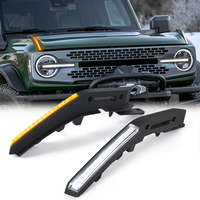Poignée de capot avec éclairage, feux de signalisation pour capot pour Ford Bronco Raptor 2021-2024