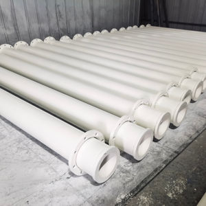 Venda quente de alta alumina cerâmica resistente ao desgaste Tubo Industrial cerâmica Liner Tubo para Mineração resistente à abrasão/escória/cinza - Product Image 2