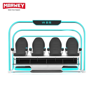 Marwey Factory - Vente Flash : Chaise Capsule 9D 4 Places, Équipement de Divertissement de Réalité Virtuelle, Simulateur de Cinéma VR, Jeux et Manèges - Product Image 3