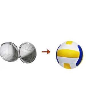 पीवीसी समुद्र तट रोटो मशीन रबर फुटबॉल अनुकूलित मोल्ड तनाव मोल्डिंग गेंद