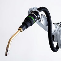 Bras de robot de soudage industriel 6 axes, charge utile de 10 kg, portée de 2010 mm, bras robotisé articulé, moteur servo-électrique, automatisation d'usine