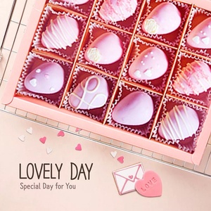 Popular dessert gift customized packaging 6/9/12 pcs strawberry chocolate boxes with frosted pvc cover