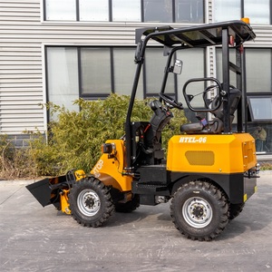 Livraison à domicile! 800kg <span class=keywords><strong>Micro</strong></span> <span class=keywords><strong>Pelle</strong></span> Agriculture Articulé Petit Compact Jardin Front End Mini Chargeuse sur Pneus avec CE/ISO EURO5/EPA4 - Product Image 5