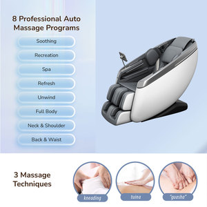 Nova Chegada <span class=keywords><strong>2026</strong></span> Cadeira de Massagem Zero Gravity Reclinável 8D para Massagem de Pescoço, Cintura, Pés e Pernas, Máquina de Massagem Ghe - Product Image 3