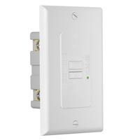 Prise GFCI murale standard Yineng homologuée UL, face plate, 20 ampères, avec bouton d'autotest