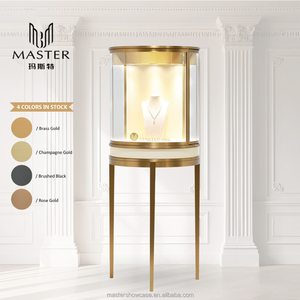 Premium Vitrine Pour Bijoux Soporte De Exposición Vitrina De Vidrio Sin Costuras Vitrina De <span class=keywords><strong>Cristal</strong></span> Diseño - Product Image 1