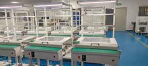 Tùy chỉnh chiều dài 0.5-20m SMT PCB đệm Hệ thống băng tải tự động dây chuyền lắp ráp băng tải giá tốt nhất có tính năng mang cầu - Product Image 3