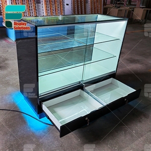 Nội thất trưng bày cửa hàng thuốc lá, tủ kính trưng bày cửa hàng thuốc lá có đèn led, tủ trưng bày kính cửa hàng thuốc lá có ngăn kéo - Product Image 3