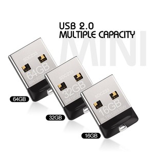 Clé USB 2.0 de pleine capacité Clé USB <span class=keywords><strong>super</strong></span> minuscule 64 Go 32 Go 16 Go 8 Go 4 Go Clé USB étanche Clé USB Clé USB Clé USB - Product Image 3