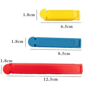 Clips de scellage pour sacs de conservation alimentaire, 6 pièces, avec couleur et logo personnalisés - Product Image 3