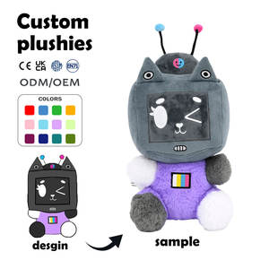 Giocattolo animale di peluche personalizzato di alta qualità realistico che racconta la storia oggetti di scena per TV gatto giocattolo che fa animali imbalsamati dalle immagini - Product Image 1