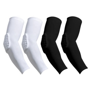Coudières rembourrées de compression en forme de bouclier, protection en nid d'abeille, manchons de bras pour le basketball et le volleyball - Product Image 2