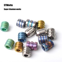HTY perles de titane EDC accessoire perles de cadre de couteau