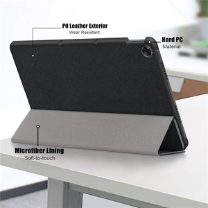 Funda para Tablet <span class=keywords><strong>Realme</strong></span> <span class=keywords><strong>Pad</strong></span> <span class=keywords><strong>10.4</strong></span> Pulgadas RMP2102 RMP2103, Carcasa para Oppo <span class=keywords><strong>Realme</strong></span> <span class=keywords><strong>Pad</strong></span> <span class=keywords><strong>10.4</strong></span> 10 4 2021, Funda con Soporte Plegable de Cuero - Product Image 5