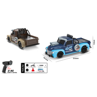 Voiture de course télécommandée RC 1:18 à grande vitesse avec éclairage, jouet de drift simulé