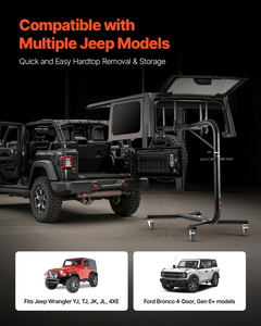 Montaje fácil y rápido para una persona disponible para instalación de extracción de techo rígido <span class=keywords><strong>Jeep</strong></span> para elevador Wrangler Bronco para techo rígido - Product Image 2