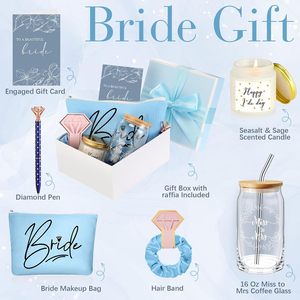 Logo personalizzato doccia nuziale regalo per le donne da sposa con tazza profumata candela borsa per il trucco carta di nozze regalo per il <span class=keywords><strong>matrimonio</strong></span> - Product Image 2