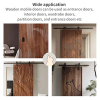 Porte coulissante en bois sculpté de luxe, panneau en bois massif, design moderne minimaliste, écologique, décoration intérieure de salle de bain, sur mesure