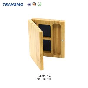 Palette à paupières vide miroir, emballage magnétique pour palette à paupières vide, palette à paupières magnétique vide en bambou - Product Image 5