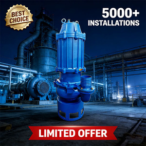 ZJQ High Capacity Electric <b>Submersible</b> Slurry <b>Pump</b> - Sand-Mud Mixer for River Dredging & Tailings - Product Image 1
