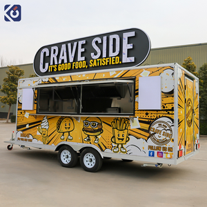 Xe đẩy thức ăn CAMPTRL với bếp đầy đủ tiện nghi, xe tải thực phẩm, xe bán thức ăn lưu động, xe bán pizza, kem, xe đẩy thức ăn di động được trang bị đầy đủ - Product Image 3