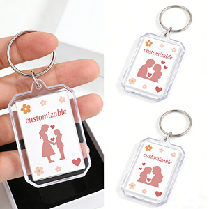 Llavero acrílico esencial para viajes de mamá. Nombre y contacto de la madre impreso. Seguridad en Viajes. Regalo Práctico y Pensado para el Día de la Madre. - Product Image 6