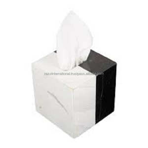 กล่องใส่กระดาษทิชชูดีไซน์หรูหรา ลายหินอ่อนสีดำขาว ผลิตโดยตรงจากโรงงานในราคาถูก - Product Image 1