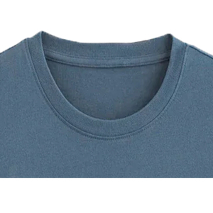Camiseta de Manga Corta con Cuello Redondo, Estilo Urbano, Ecológica, Transpirable, para Mujer, de Algodón Orgánico Gris - Product Image 2