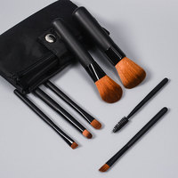 Docolor — ensemble de 7 pinceaux de maquillage synthétiques avec pochette, ensemble de brosses pour les cosmétiques, vente en gros