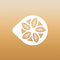 Pochoirs à café classiques en plastique PP réutilisables et écologiques, ensemble de 4 pièces pour l'art du café, modèles de fleurs et motifs pour le lait