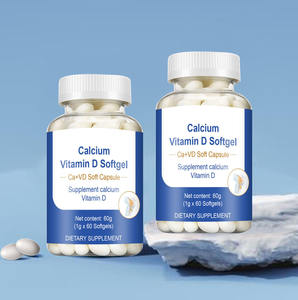 Suplemen Diet Kalsium <span class=keywords><strong>600</strong></span> <span class=keywords><strong>mg</strong></span> dengan Vitamin D3 untuk Mendukung Kesehatan Tulang (OEM ODM) - Product Image 4