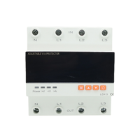 63A/100A 3Phases Tension Protecteur Din-rail Connecté Dispositif de Protection 380VAC sur Offre Spéciale