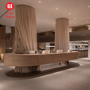 Conception de meubles d'hôtel sur mesure, armoires de présentation modernes, bureaux d'accueil élégants pour des espaces luxueux - Product Image 5