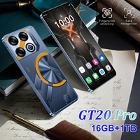 Versión Global Gt20 Pro 5g Smartphone 16g+1tb Memoria Pantalla HD de 7.3 Pulgadas Teléfono Móvil Android 15