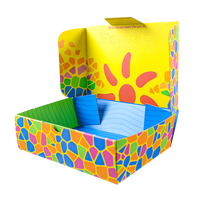 Boîte d'emballage pliable personnalisée imprimée, prête pour l'EPR, en carton ondulé pour l'expédition e-commerce et la gestion des commandes en ligne