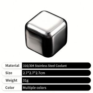 ก้อนน้ำแข็งสแตนเลส 304 ปี 2026 สำหรับไวน์แดง เบียร์ เครื่องดื่ม สำหรับบาร์ - Product Image 5
