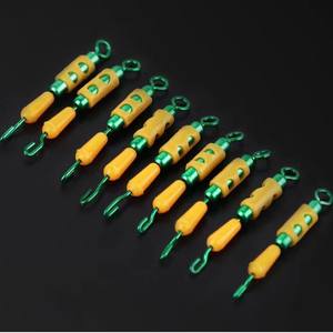 Clip de línea de descarga premium con amortiguador de silicona y conector giratorio rápido en forma de ocho para pesca en agua dulce - Product Image 2